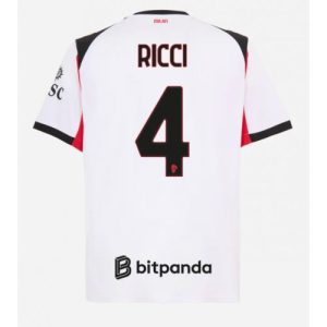 Futbalový dres AC Milan Samuele Ricci #4 2025-26 Preč