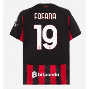Futbalový dres AC Milan Youssouf Fofana #19 2025-26 Domáci