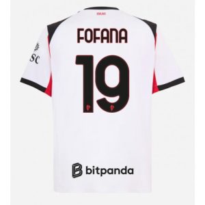Futbalový dres AC Milan Youssouf Fofana #19 2025-26 Preč
