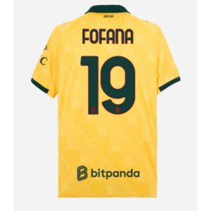 Futbalový dres AC Milan Youssouf Fofana #19 2025-26 Tretina