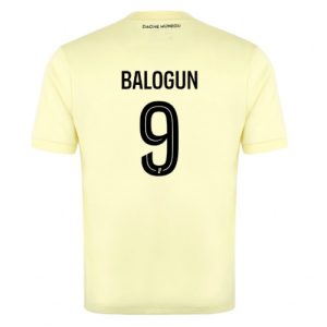 Voetbalshirt AS Monaco Folarin Balogun #9 2025-26 Derde