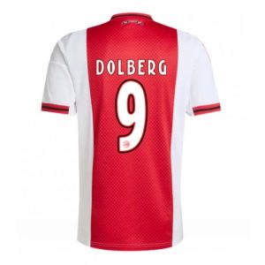 Futbalový dres Ajax Kasper Dolberg #9 2025-26 Domáci