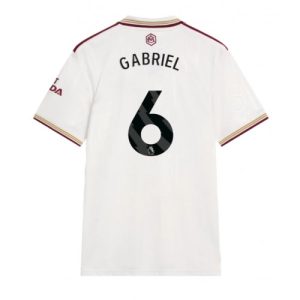 Herren-Fußball-Trikot Arsenal Gabriel Magalhaes #6 2025-26 Viertel