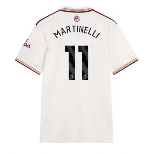 Heren voetbalshirt Arsenal Gabriel Martinelli #11 2025-26 Derde 1 Heren Voetbalshirt Arsenal Gabriel Martinelli #11 2025-26 Uit