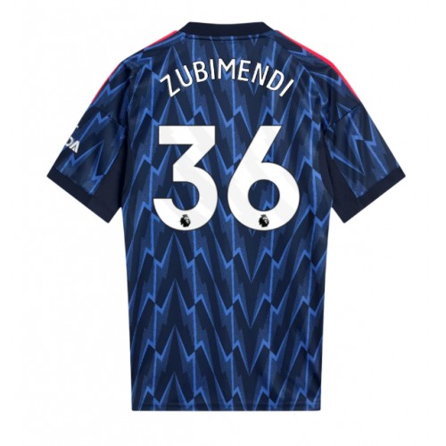 Herren Fußballtrikot Arsenal Martin Zubimendi #36 2025-26 Vor 1 Herren-Fußballtrikot Arsenal Martin Zubimendi #36 2025-26 Auswärts