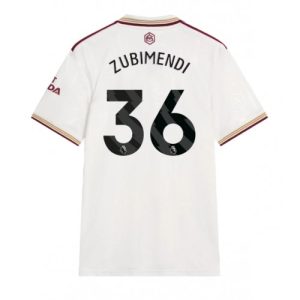 Heren Voetbalshirt Arsenal Martin Zubimendi #36 2025-26 Tretina