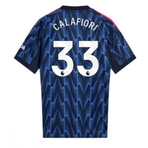 Heren Voetbalshirt Arsenal Riccardo Calafiori #33 2025-26 Uit