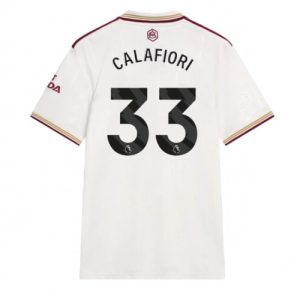 Heren Voetbalshirt Arsenal Riccardo Calafiori #33 2025-26 Tretina