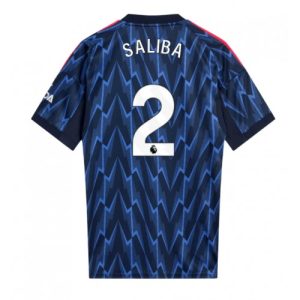 Heren voetbalshirt Arsenal William Saliba #2 2025-26 Uitverkocht