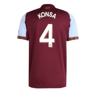 Futbalový dres Aston Villa Ezri Konsa #4 2025-26 Domáci
