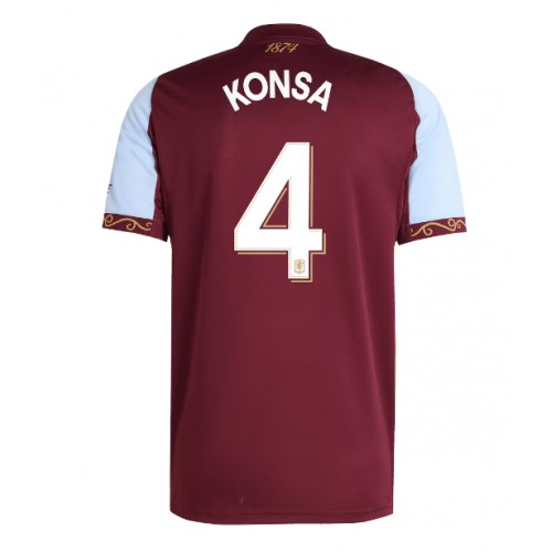 Futbalový dres Aston Villa Ezri Konsa #4 2025-26 Domáci 1 Futbalový dres Aston Villa Ezri Konsa #4 2025-26 Domáci