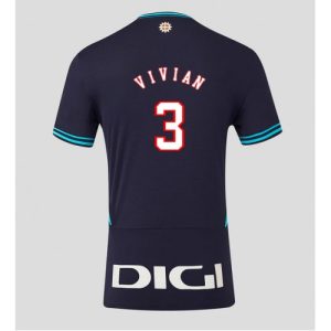 Futbalové dresy pánske Athletic Bilbao Dani Vivian #3 2025-26 Preč