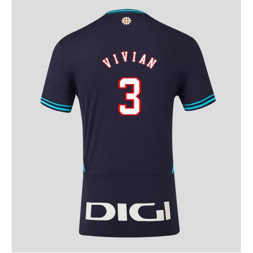 Futbalové dresy pánske Athletic Bilbao Dani Vivian #3 2025-26 Preč 1 Futbalové dresy pánske Athletic Bilbao Dani Vivian #3 2025-26 Preč