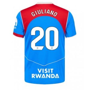 Futbalové Dresy Atletico Madrid Giuliano Simeone #20 2025-26 Tretina