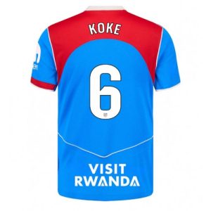 Futbalové Dresy Atletico Madrid Koke #6 2025-26 Tretina