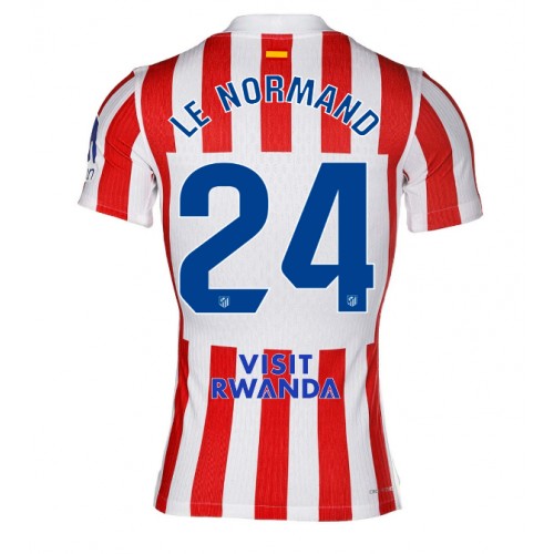 Voetbalshirts Atletico Madrid Robin Le Normand #24 2025-26 Thuis 1 Voetbalshirts Atletico Madrid Robin Le Normand #24 2025-26 Thuis