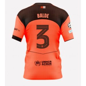 Fußballtrikot Barcelona Alejandro Balde #3 2025-26 Drittel