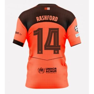 Fußballtrikot Barcelona Marcus Rashford #14 2025-26 Viertel