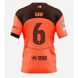 Futballtrikot Barcelona Paez Gavi #6 2025-26 Drittel