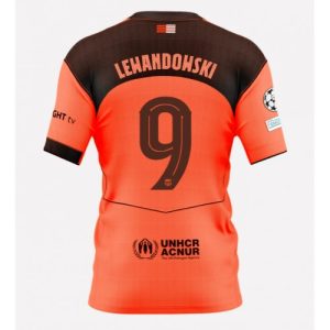 Fussballtrikot Barcelona Robert Lewandowski #9 2025-26 Drittel
