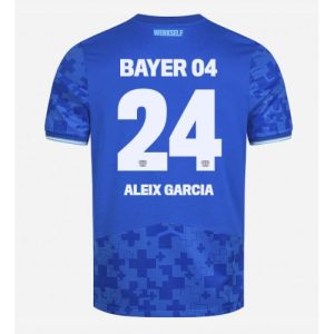 Futbalové dresy Bayer Leverkusen Aleix Garcia #24 2025-26 Tretina