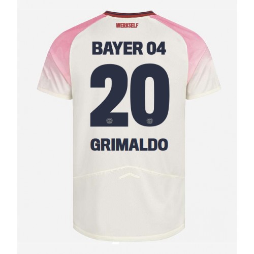 Futbalové dresy Bayer Leverkusen Alejandro Grimaldo #20 2025-26 Preč 1 Futbalové dresy Bayer Leverkusen Alejandro Grimaldo #20 2025-26 Preč