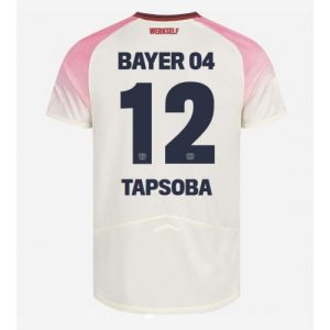 Futbalové dresy Bayer Leverkusen Edmond Tapsoba #12 2025-26 Preč