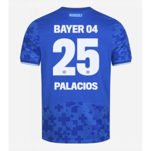 Futbalové dresy Bayer Leverkusen Exequiel Palacios #25 2025-26 Tretina