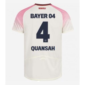 Futbalové dresy Bayer Leverkusen Jarell Quansah #4 2025-26 Preč