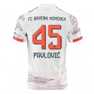 Futbalový Dres Bayern Munich Aleksandar Pavlovic #45 2025-26 Preč