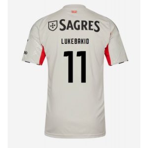 Futbalový Fanúšikovský dres Benfica Dodi Lukebakio #11 2025-26 Preč