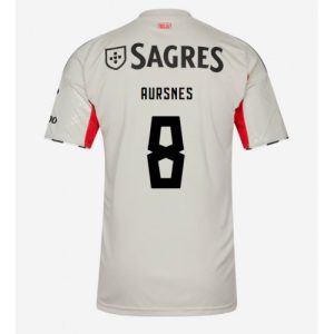 Futbalový Fanúšikovský dres Benfica Fredrik Aursnes #8 2025-26 Preč
