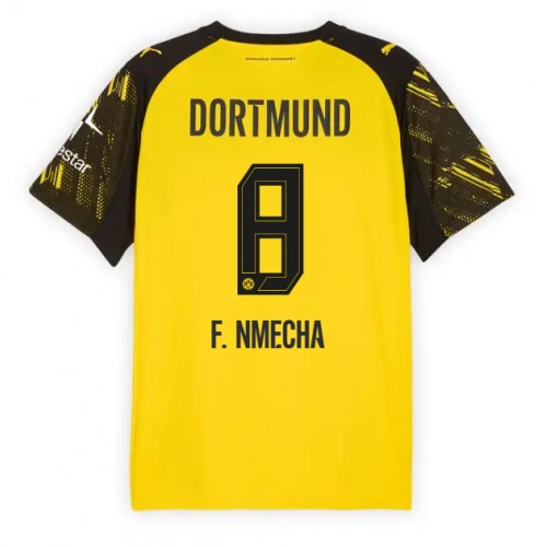 Heren shirt Borussia Dortmund Felix Nmecha #8 2025-26 Thuis 1 Heren Draagpak Borussia Dortmund Felix Nmecha #8 2025-26 Thuis