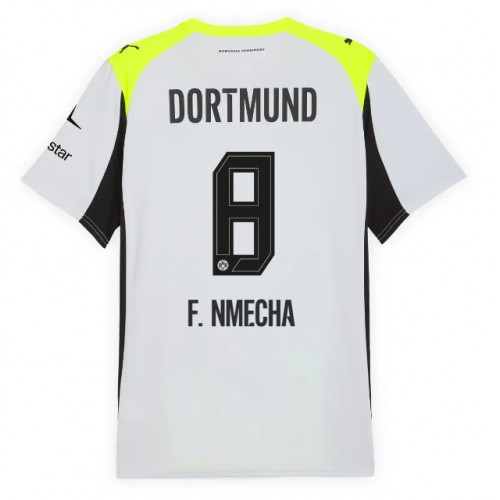 Herenshirt Borussia Dortmund Felix Nmecha #8 2025-26 Preč 1 Herentrui Borussia Dortmund Felix Nmecha #8 2025-26 Preč