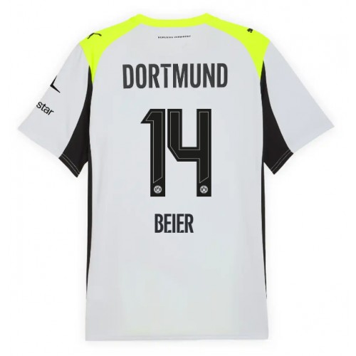 Herren-Trikot Borussia Dortmund Maximilian Beier #14 2025-26 Preč 1 Herren-Trikot Borussia Dortmund Maximilian Beier #14 2025-26 Vorübergehend