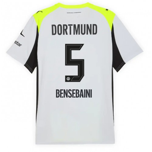 Herrentrikot Borussia Dortmund Ramy Bensebaini #5 2025-26 Vorf 1 Herren-Trikot Borussia Dortmund Ramy Bensebaini #5 2025-26 Vorne