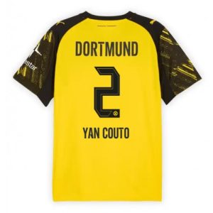 Pánsky dres Borussia Dortmund Yan Couto #2 2025-26 Domáci