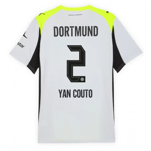 Herren-Trikot Borussia Dortmund Yan Couto #2 2025-26 Preč 1 Herren-Trikot Borussia Dortmund Yan Couto #2 2025-26 Vorlauf