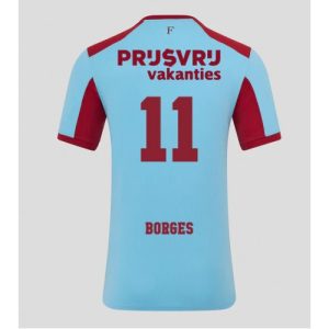 Futbalové dresy Feyenoord Goncalo Borges #11 2025-26 Tretina