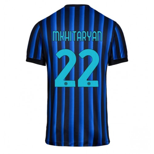 Voetbalshirt van Inter Milan Henrikh Mkhitaryan #22 2025-26 Thuis 1 Voetbalshirt Inter Milan Henrikh Mkhitaryan #22 2025-26 Thuis