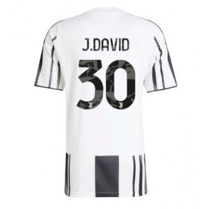 Pánsky dres Juventus Jonathan David #30 2025-26 Domáci