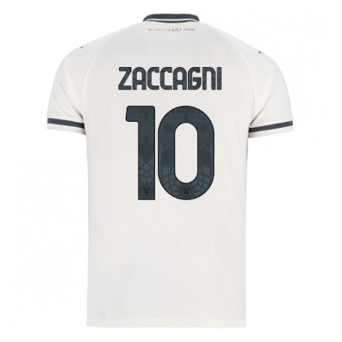 Herren-Fußballtrikot Lazio Mattia Zaccagni #10 2025-26 Vorne 1 Herren Lazio Fußballtrikot Mattia Zaccagni #10 2025-26 Auswärts