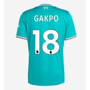 Futbalový dres Liverpool Cody Gakpo #18 2025-26 Tretina