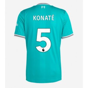 Futbalový dres Liverpool Ibrahima Konate #5 2025-26 Tretina