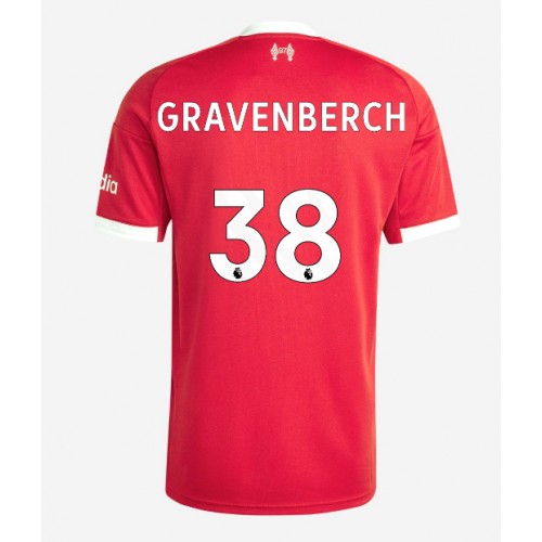 Fußballtrikot Liverpool Ryan Gravenberch #38 2025-26 Heim 1 Fußball-Trikot von Liverpool Ryan Gravenberch #38 2025-26 Heim