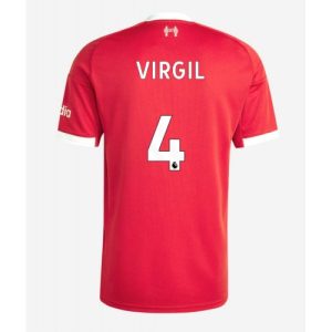 Futbalový dres Liverpool Virgil van Dijk #4 2025-26 Domáci