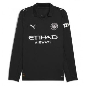 Pánsky Futbalový dres Manchester City 2025-26 Dlhy Rukáv - Preč