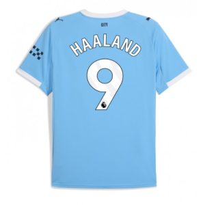 Pánsky Futbalový dres Manchester City Erling Haaland #9 2025-26 Domáci