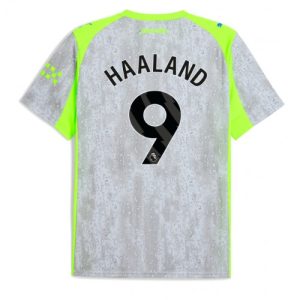 Pánsky Futbalový dres Manchester City Erling Haaland #9 2025-26 Tretina