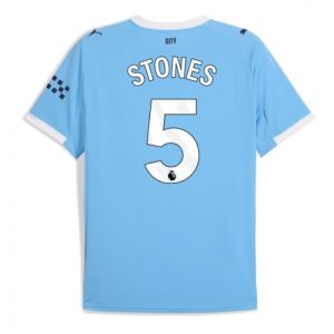 Pánsky Futbalový dres Manchester City John Stones #5 2025-26 Domáci